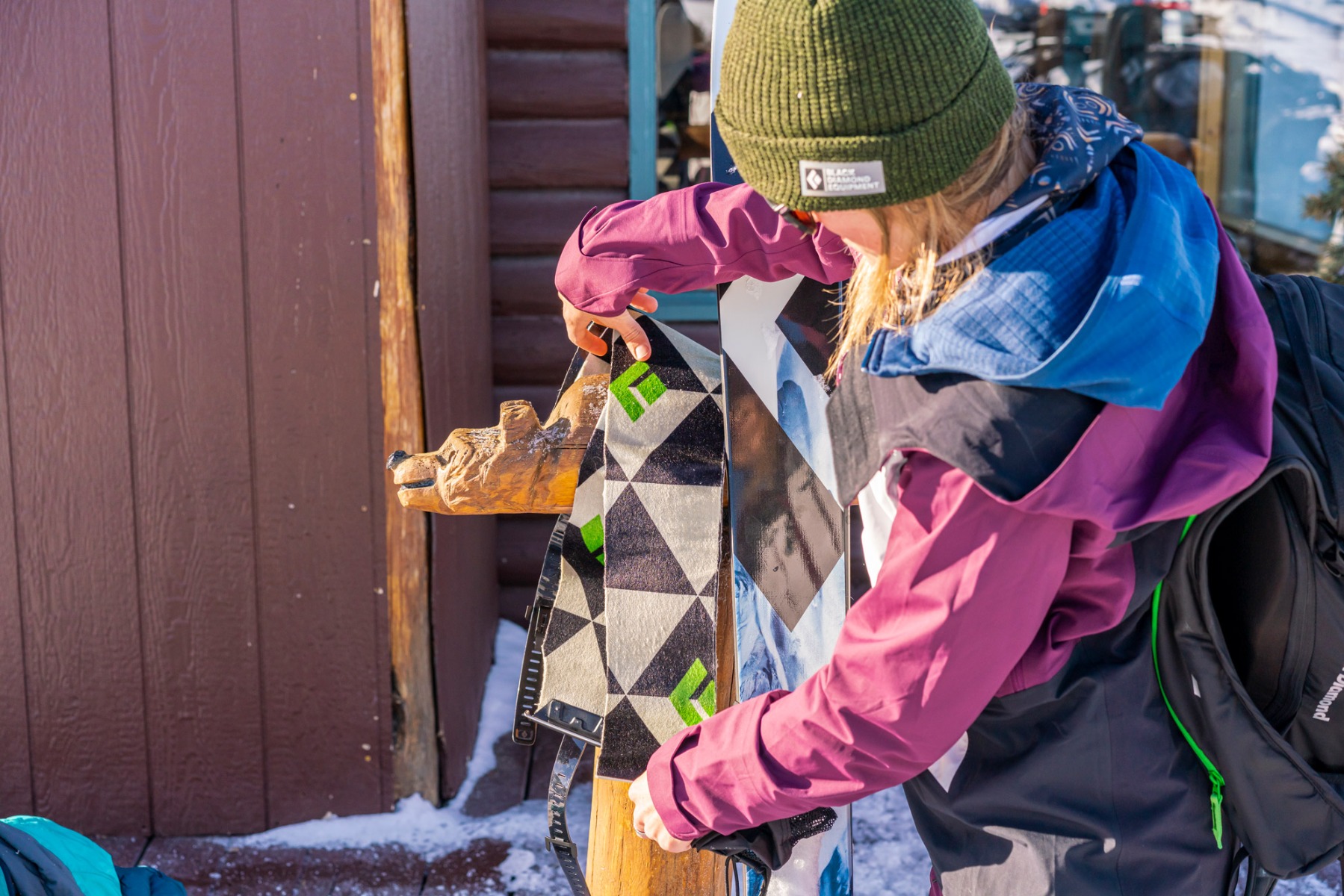 How to dry your ski climbing skins