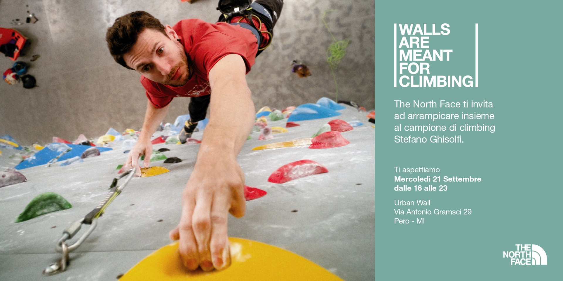 イタリア語のRed Line Contestポスター。Urban Wall、2022年9月21日、16時から23時