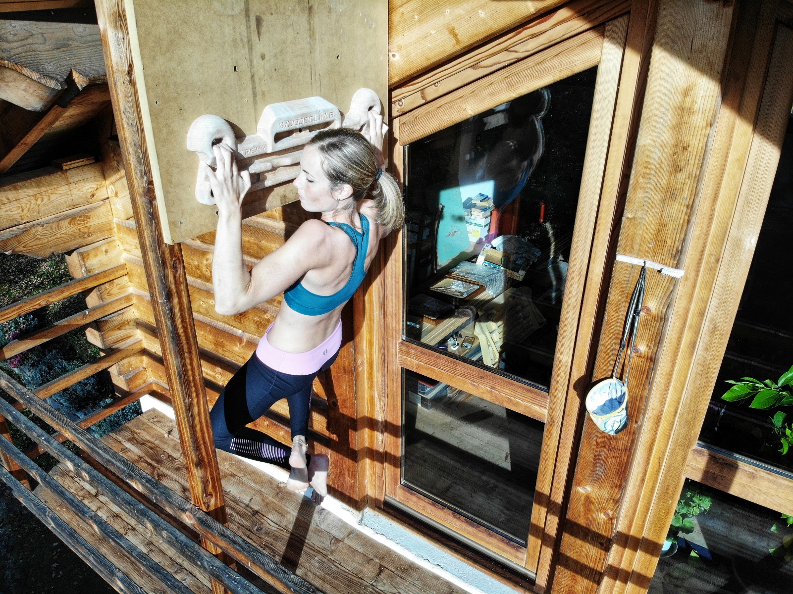 Home exercise equipment for climbers: Oliunìd is training