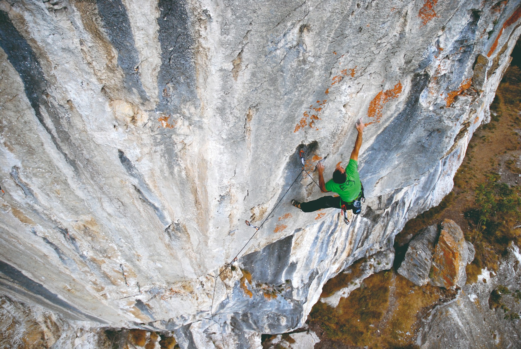 PianbernardoのMinitraxionを登るSeve Scassa。写真：Loris Beccaria