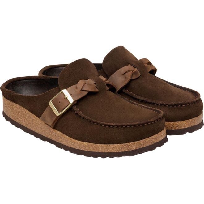 Birkenstock Buckley Braided Suede Leather レディースサンダル