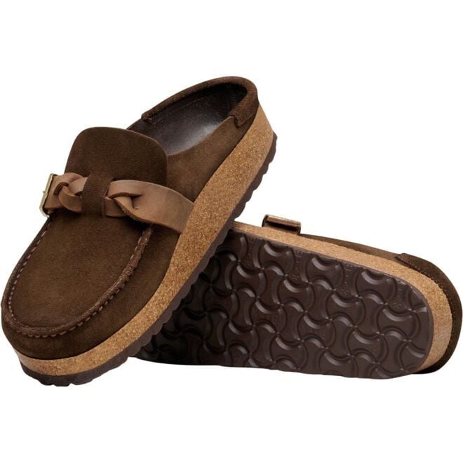 Birkenstock Buckley Braided Suede Leather レディースサンダル