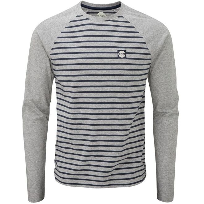 Moon Men's Striped Long Sleeve メンズ長袖Tシャツ