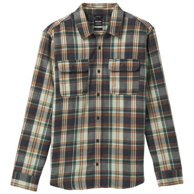 Prana Westbrook Flannel Shirt メンズ スリムフィット シャツ