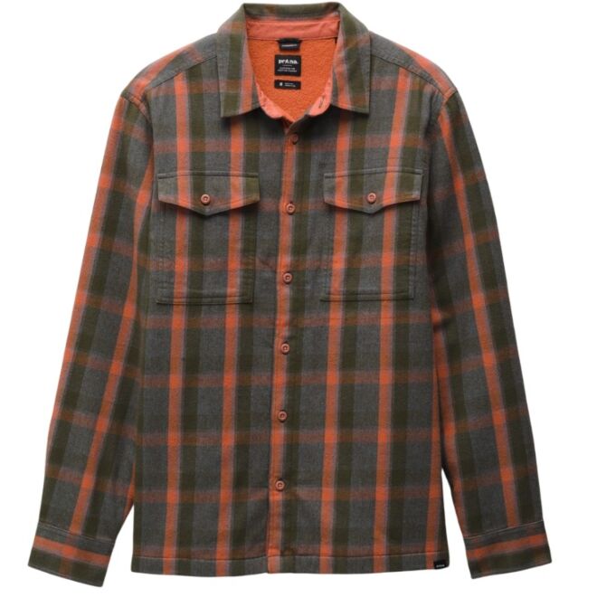 Prana Copper Skies Lined Flannel メンズ長袖シャツ