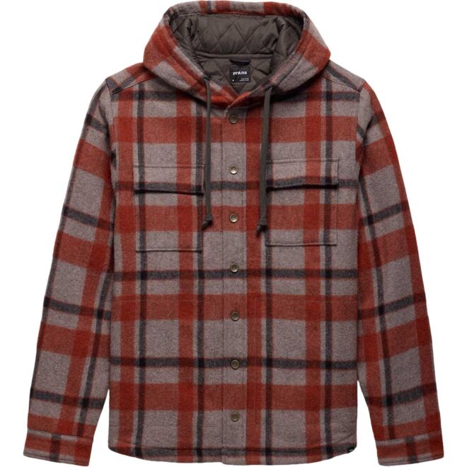 Prana Asgard Hooded Flannel Shirt メンズ長袖シャツ
