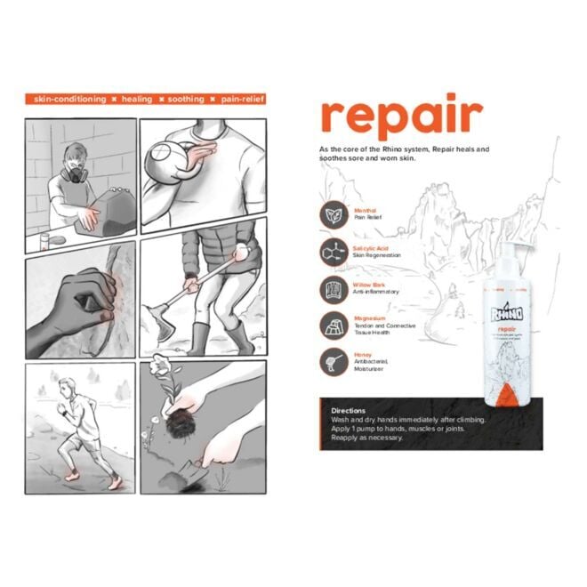 Rhino Skin Repair 8 oz crema riparatrice mani