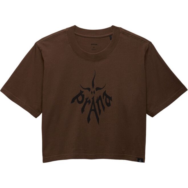 Prana Heritage Graphic Crop Tee レディースTシャツ