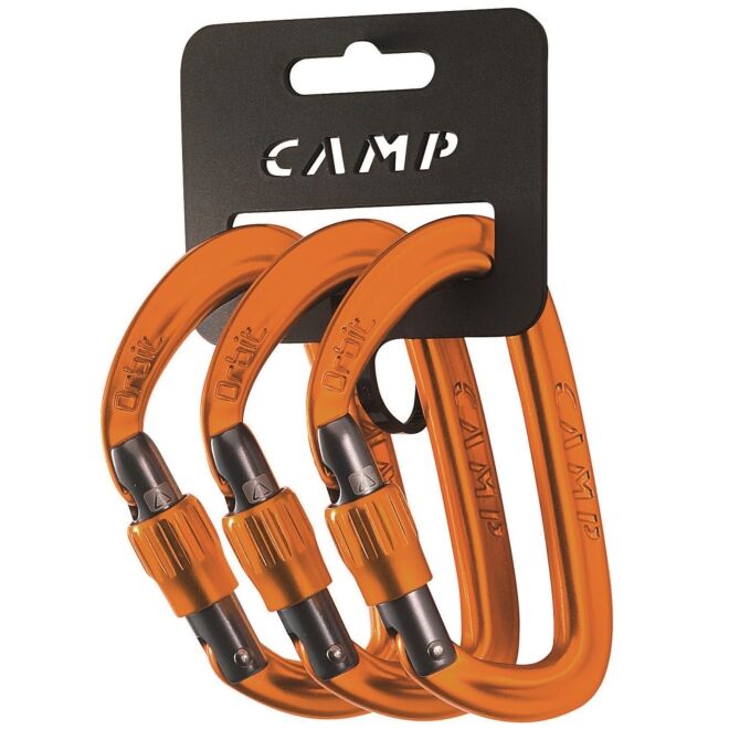 CAMP Orbit Lock 3 Pack クライミング用スクリューゲートカラビナ