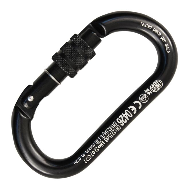 Kong Oval Alu Classic Screw Sleeve スペレオオーバルカラビナ