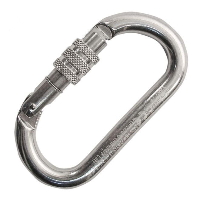 Kong Oval Alu Classic Screw Sleeve スペレオオーバルカラビナ