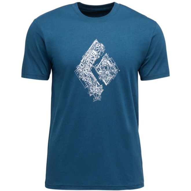 Black Diamond Engineered Diamond メンズ Tシャツ