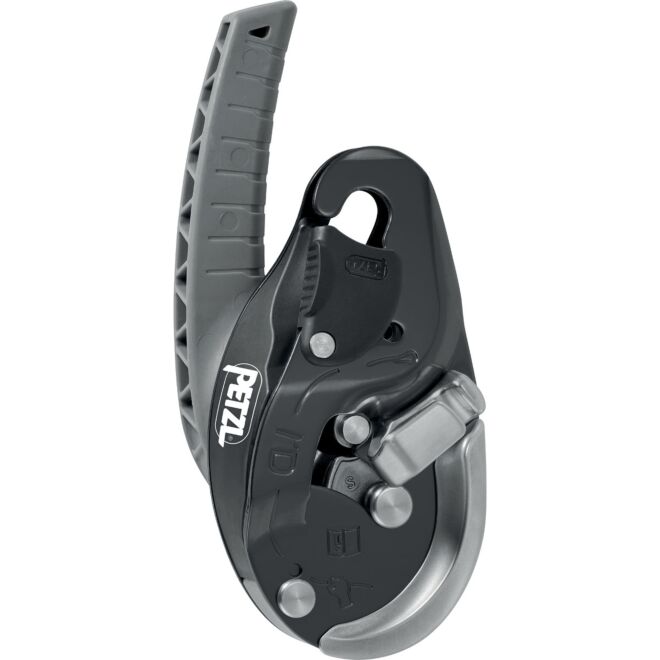 Petzl I'D Evac 自動ブレーキ付き降下器、アンカーポイントでの避難用のパニック防止機能付き