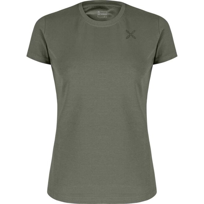 Montura Pencil Logo レディース Tシャツ