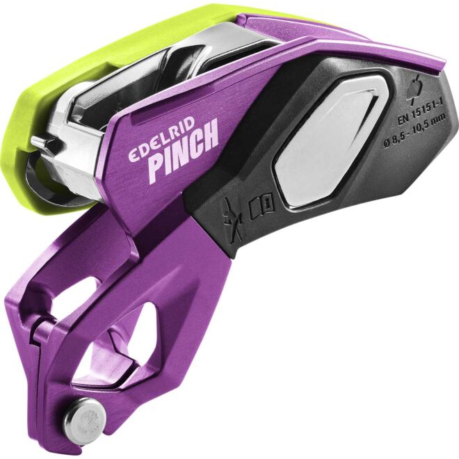 Edelrid Pinch アシストブレーキ付きクライミングビレイデバイス