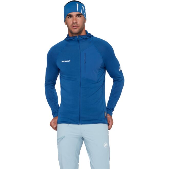 Mammut Aenergy Light ML Hooded Jacket men's technical fleece