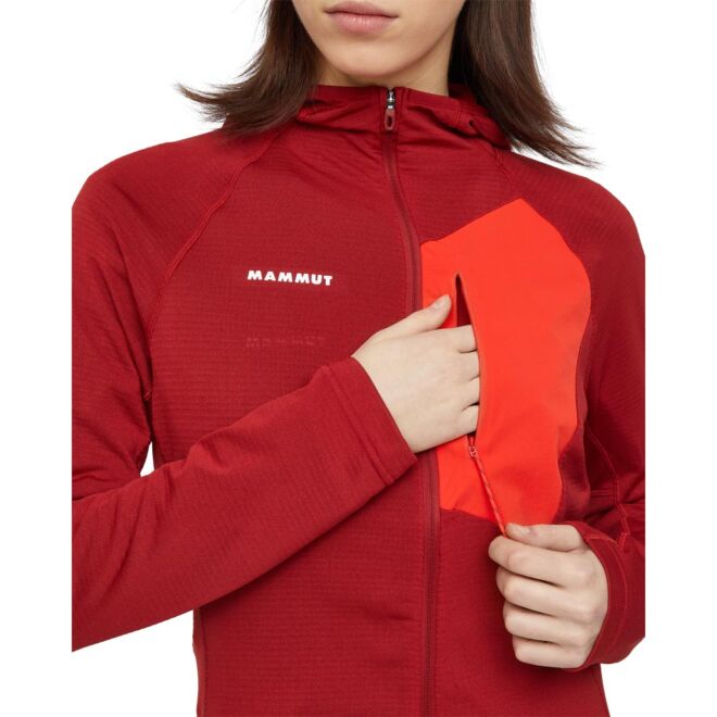 Mammut Aenergy Light ML Hooded Jacket women's technical fleece