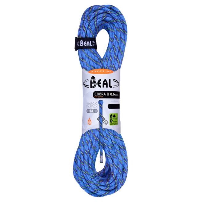 Beal Cobra II Unicore 8.6 mm Dry Cover クライミング用ハーフロープ