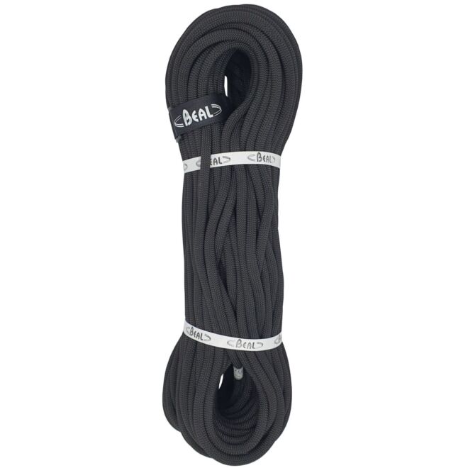 Beal Tuono Black 9.4 mm 黒いクライミングロープ