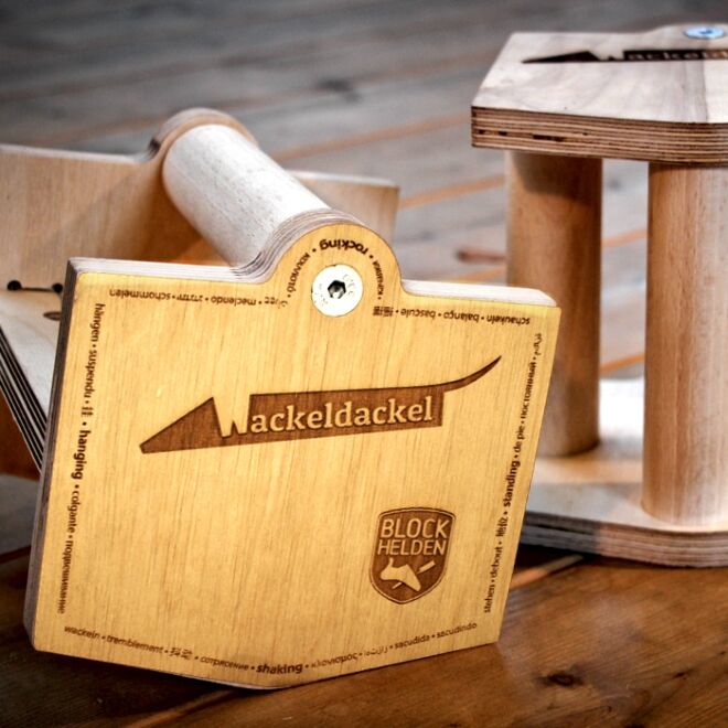 Block Helden Wackeldackel プッシュアップ用パラレッツ