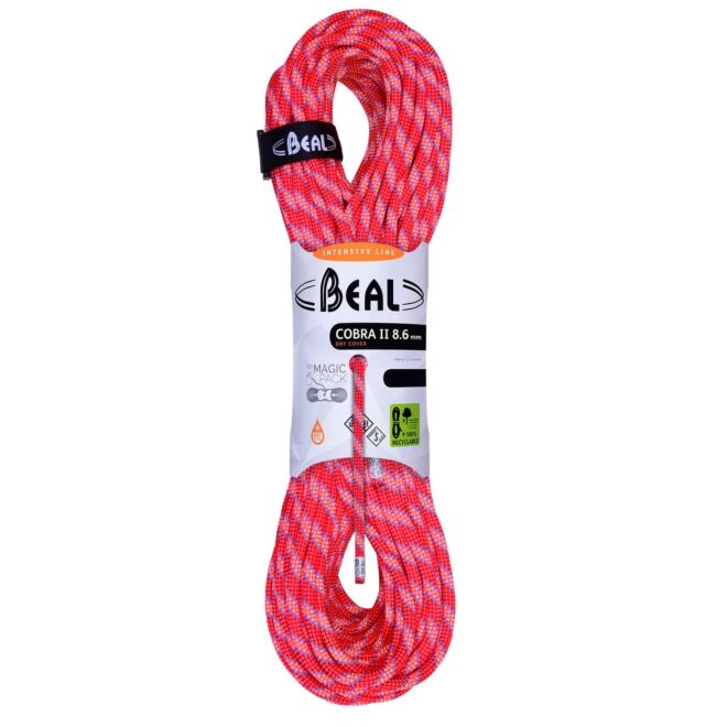 Beal Cobra II Unicore 8.6 mm Dry Cover クライミング用ハーフロープ