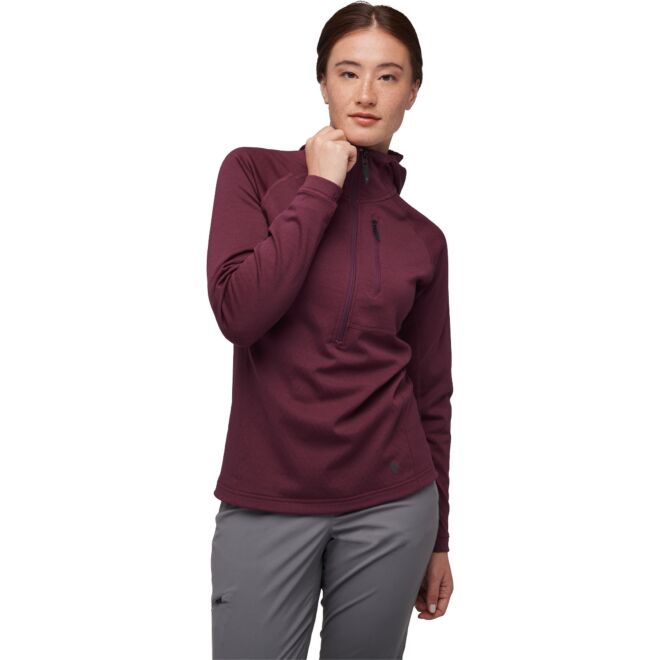 BD Black Diamond レディース コエフィシエント クォーター ジップ フーディ テクニカル フリース 女性