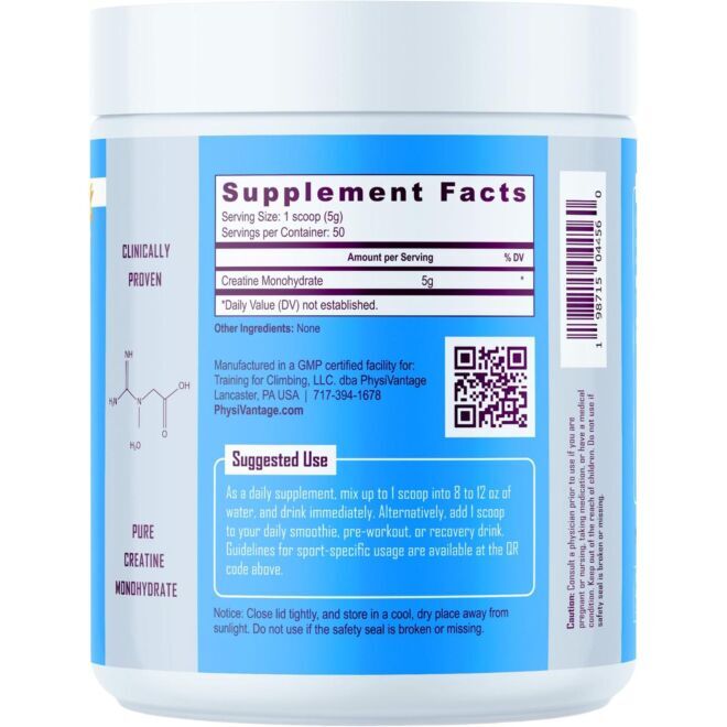 PhysiVantage Pure Creatine Monohydrate Powder creatina monoidrato