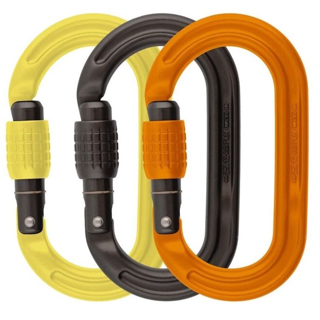DMM Ultra O Screwgate Colour 3 Pack カラーモスケット付きクライミング用スクリューゲート