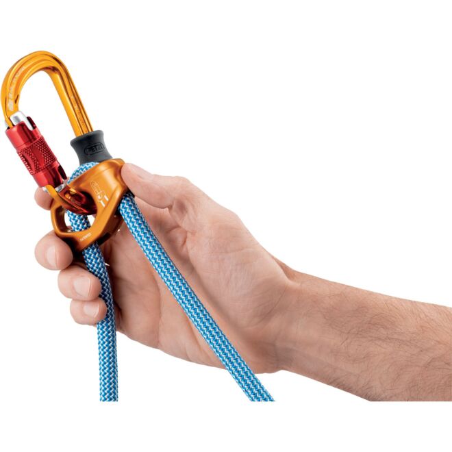 Petzl Dual Evolv Adjust ランヤード ブルー 調整可能なダブルランヤード クライミング