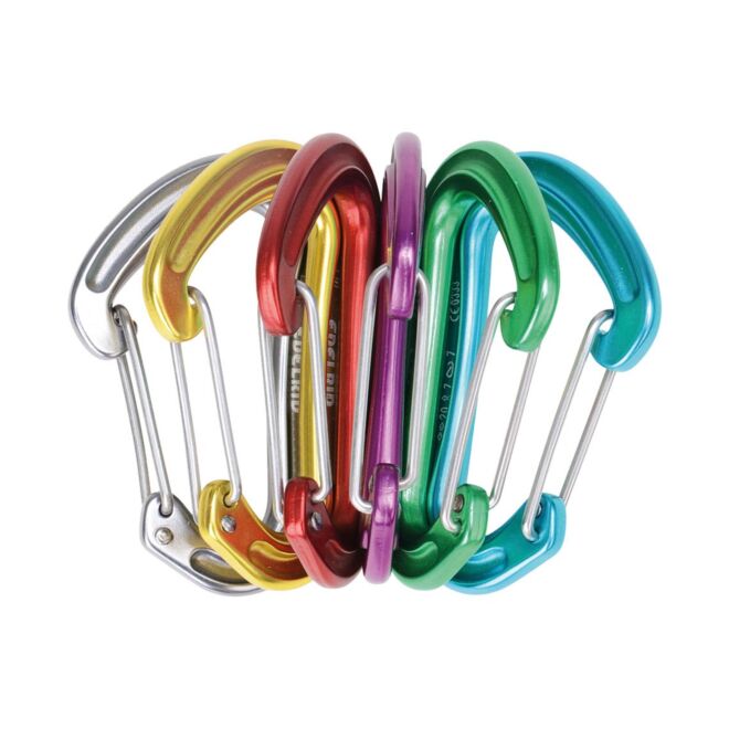 Edelrid Nineteen G Sixpack セット 6 クライミングカラビナ