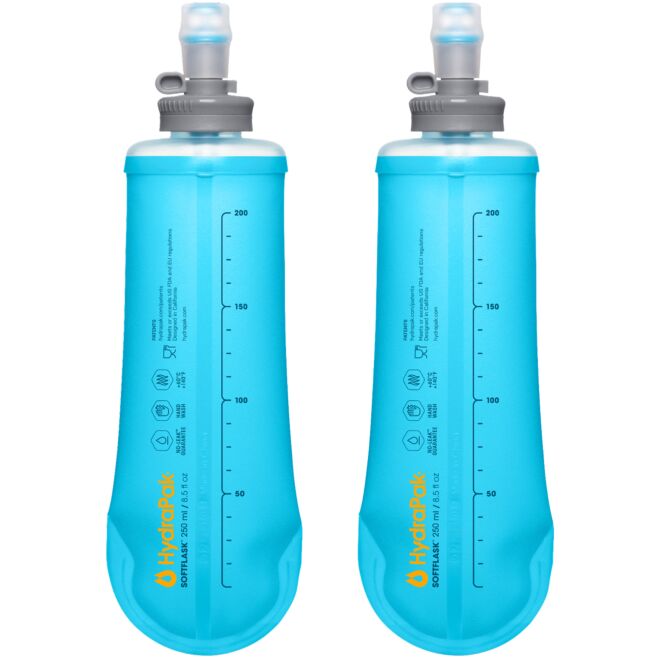 HydraPak SoftFlask 250 ml 2-Pack 再利用可能なソフトフラスク