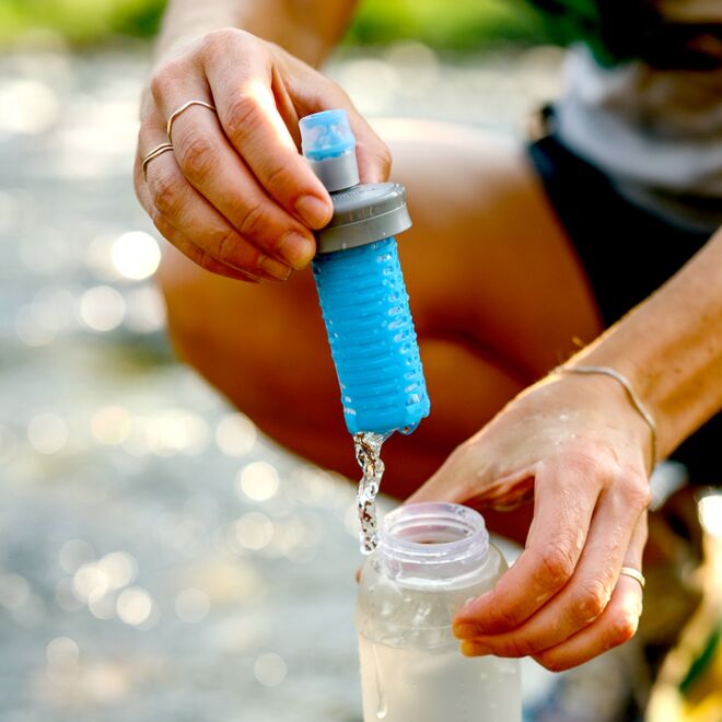 HydraPak UltraFlask+ 500ml ソフトフラスクとフィルター
