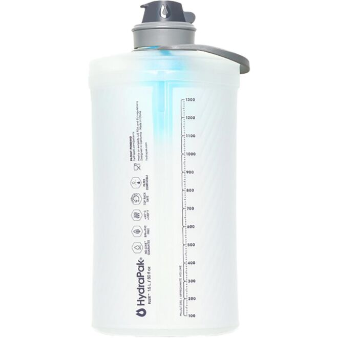 HydraPak Flux + Filtre 1.5 L 再利用可能な柔らかい水筒