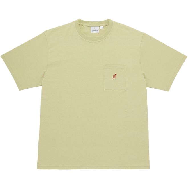 Gramicci One Point Tee Pigment Dyed メンズTシャツ