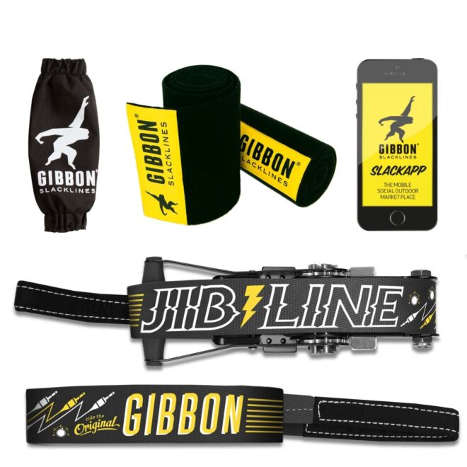 Gibbon Slacklines Jibline Treewear セット 樹木保護付き