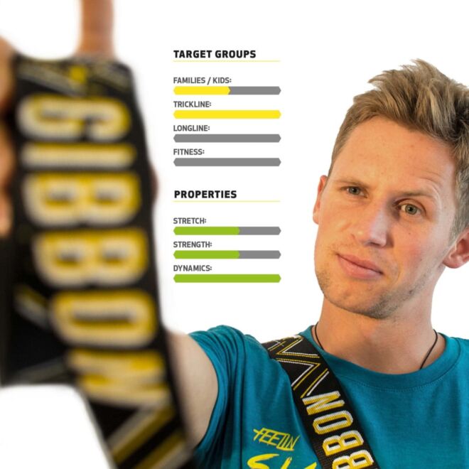 Gibbon Slacklines Jibline Treewear セット 樹木保護付き