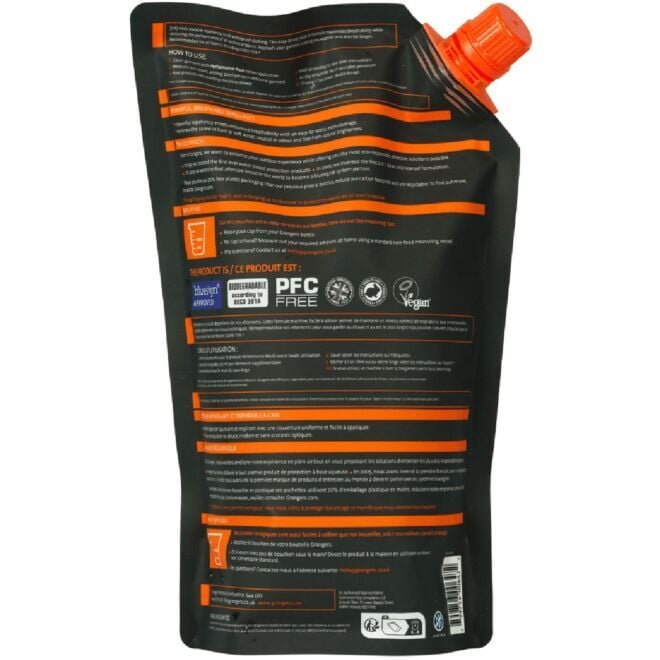 Grangers Clothing Repel 1 l Eco Pouch 撥水剤