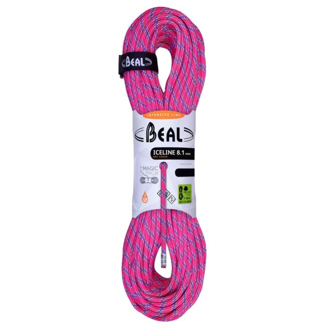 Beal Ice Line 8.1 mm Unicore Dry Cover 半ロープ クライミング