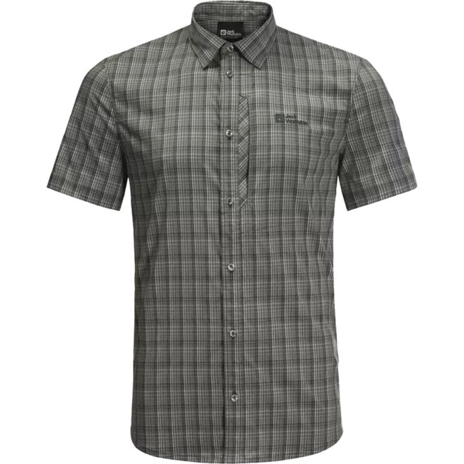 Jack Wolfskin Rays Stretch Vent Shirt M メンズショートスリーブシャツ
