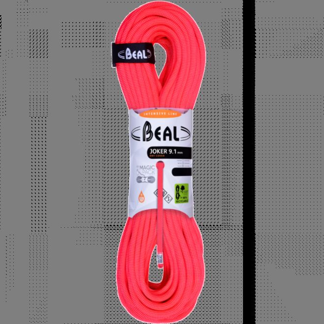 Beal Joker 9.1 mm Unicore Dry Cover クライミングロープ