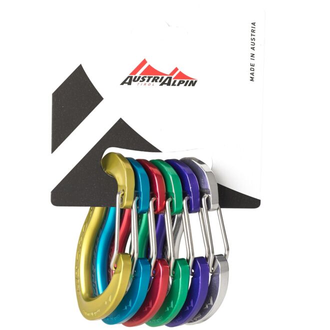 AustriAlpin Micro Wire 6-pack クライミングカラビナ