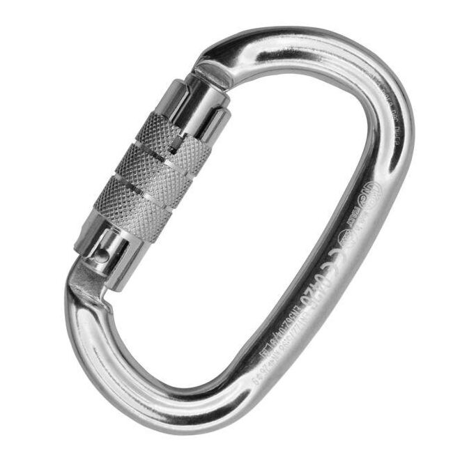 Kong Ovalone Alu Twist-lock ダブルアクションカラビナ