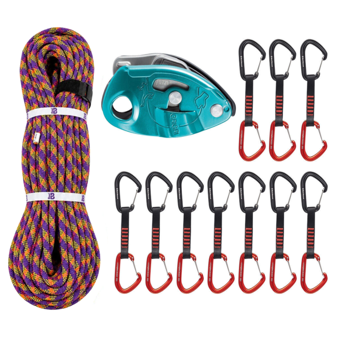 Oliuníd Deal Kit Lampo Purple/Yellow Hotwire Quickdraw GriGri