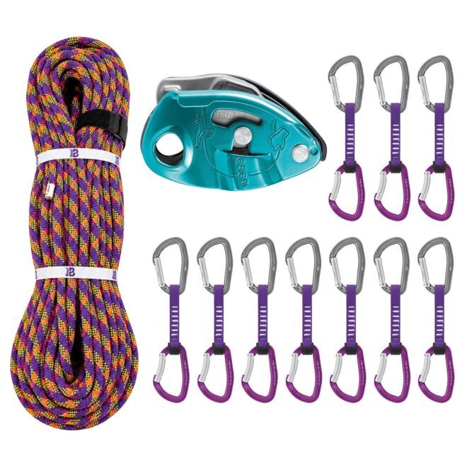 Oliunìd Deal Kit Lampo Purple/Yellow Djinn Axess GriGri