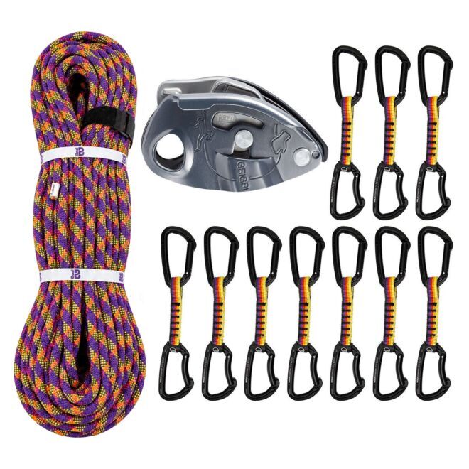 Oliunìd Deal Kit Lampo Purple/Yellow Session GriGri