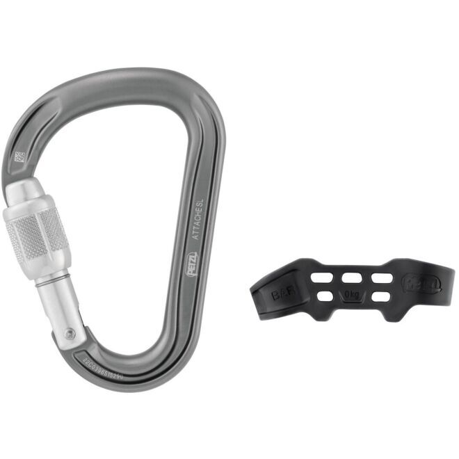 Petzl Attache Bar クライミング用スクリューゲートカラビナ