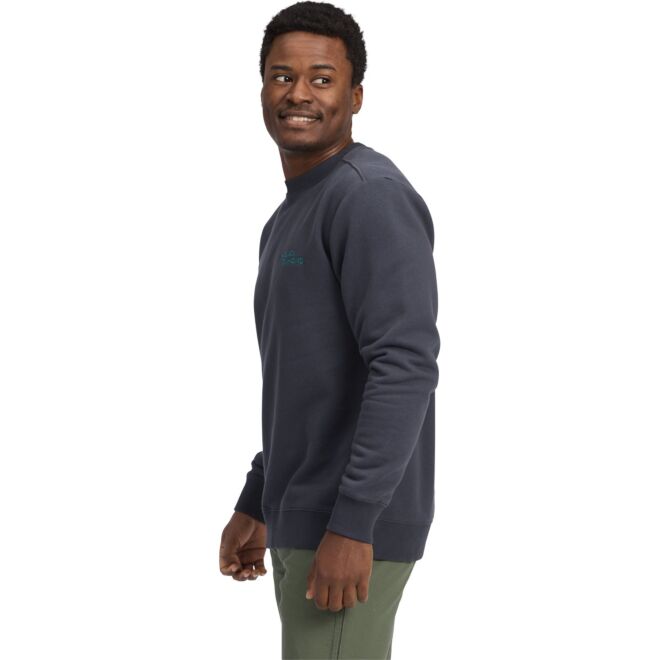 Black Diamond M Mini Stacked Crewneck felpa casual uomo