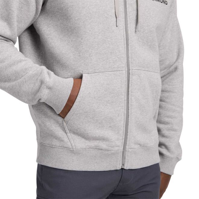 Black Diamond M Mini Stacked Fz Hoody felpa casual uomo