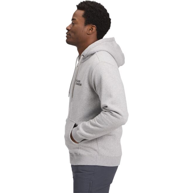 Black Diamond M Mini Stacked Fz Hoody felpa casual uomo