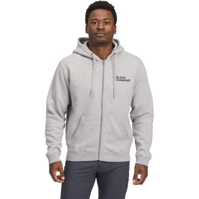 Black Diamond M Mini Stacked Fz Hoody felpa casual uomo